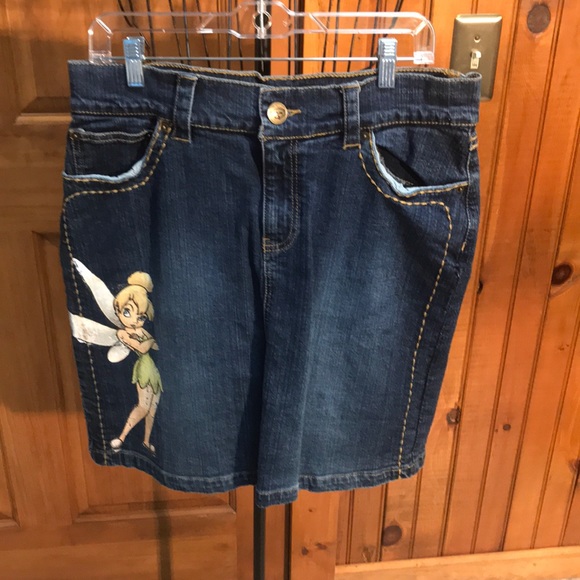 Disney Dresses & Skirts - Disney Tinker Bell denim skirt